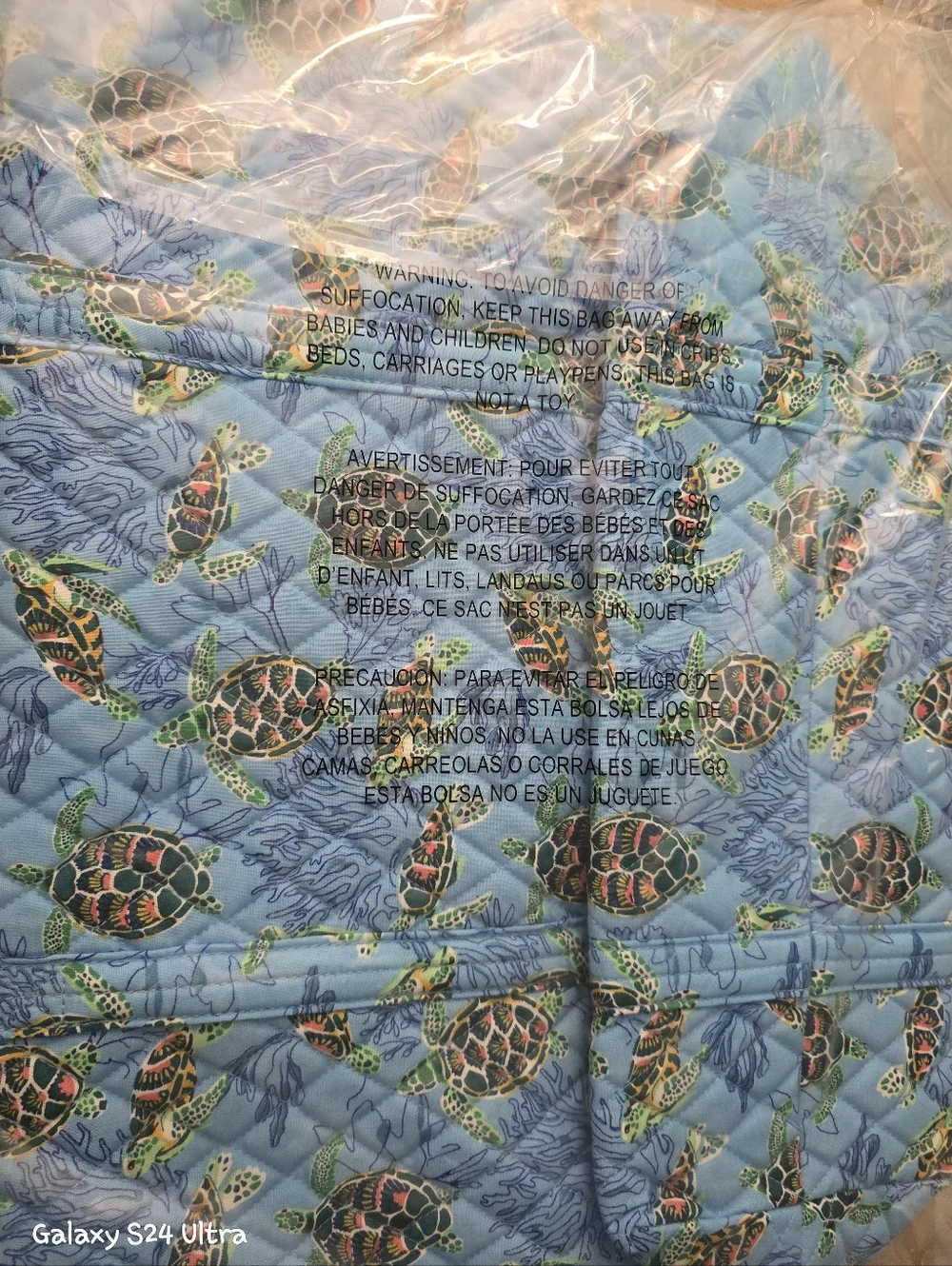 Vera Bradley Vera Tote Sea Turtles NWT - Picture 15 of 15